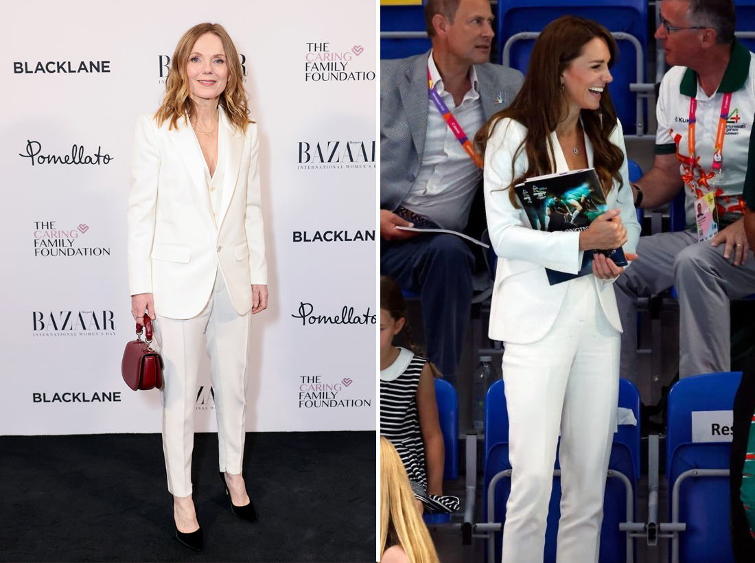 От мини до изящных платьев: как экс-&quot;Spice Girls&quot; Джери Халлиуэлл повторяет стиль Кейт Миддлтон